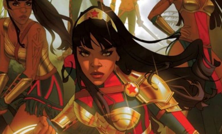 La inspiración del diseño de Wonder Girl canaliza la heroína con pintura corporal épica