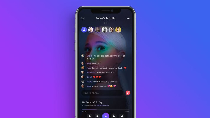 La lista de reproducción de la aplicación de música social te permite escuchar música con otras personas en tiempo real