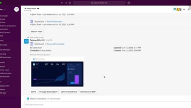 La nueva integración le permite consultar datos de Tableau en Slack escribiendo una pregunta