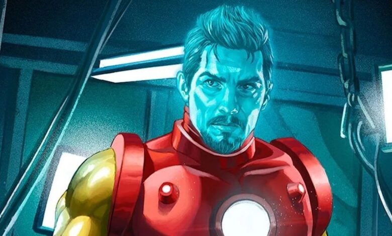 La piel de Iron Man de los Vengadores de Marvel convierte a Tony Stark en un holograma