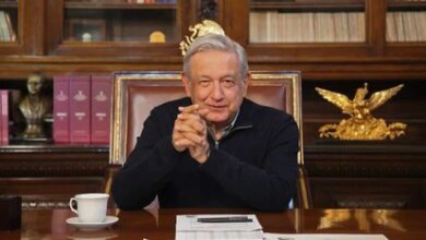 El presidente de México, Andrés Manuel López Obrador, el pasado viernes en su despacho.