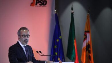 Paulo Rangel, tras reconocer su derrota en las primarias del PSD en Lisboa el sábado.