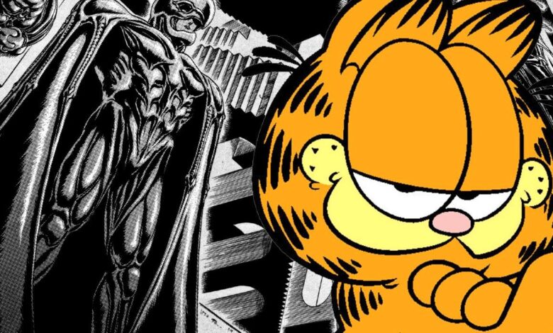 Los horribles villanos de la Mano de Dios de Berserk se convierten en Garfield en Bizarre Fanart