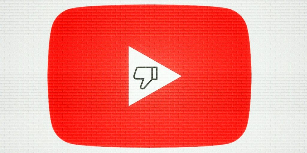 Los videos de YouTube ya no mostrarán la cantidad de no me gusta
