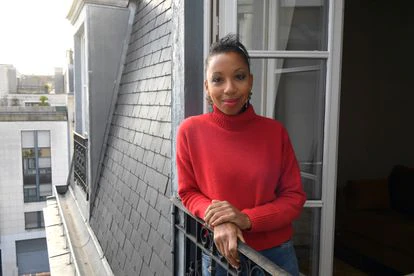 Marie NDyaye, en su casa de París.