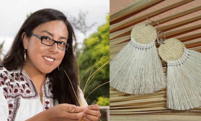Mónica Díaz, la diseñadora mixe que elabora joyería sustentable para conservar la memoria de sus ancestras