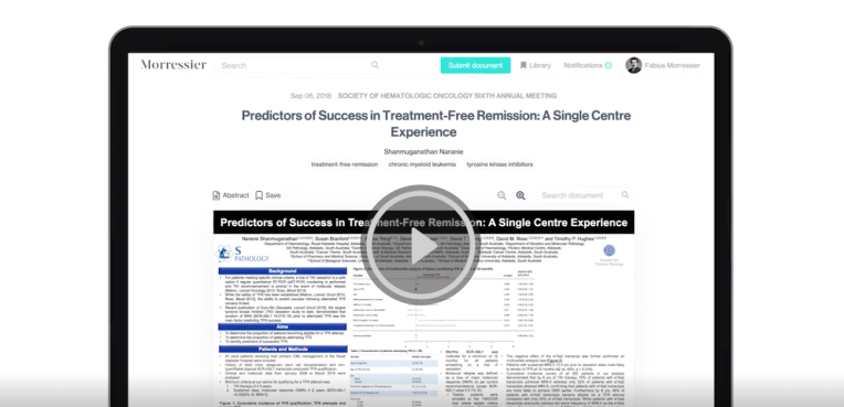 Morressier facilita el intercambio de investigaciones iniciales