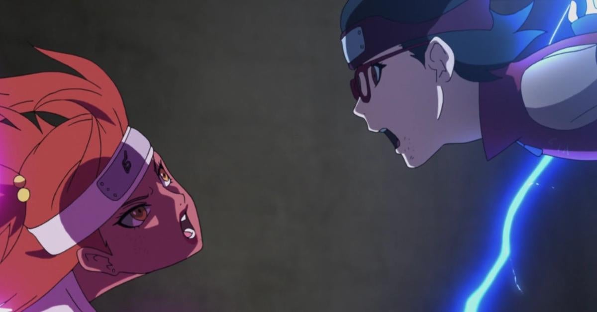 Naruto aturde con la pelea entre Sarada y Cho-Cho