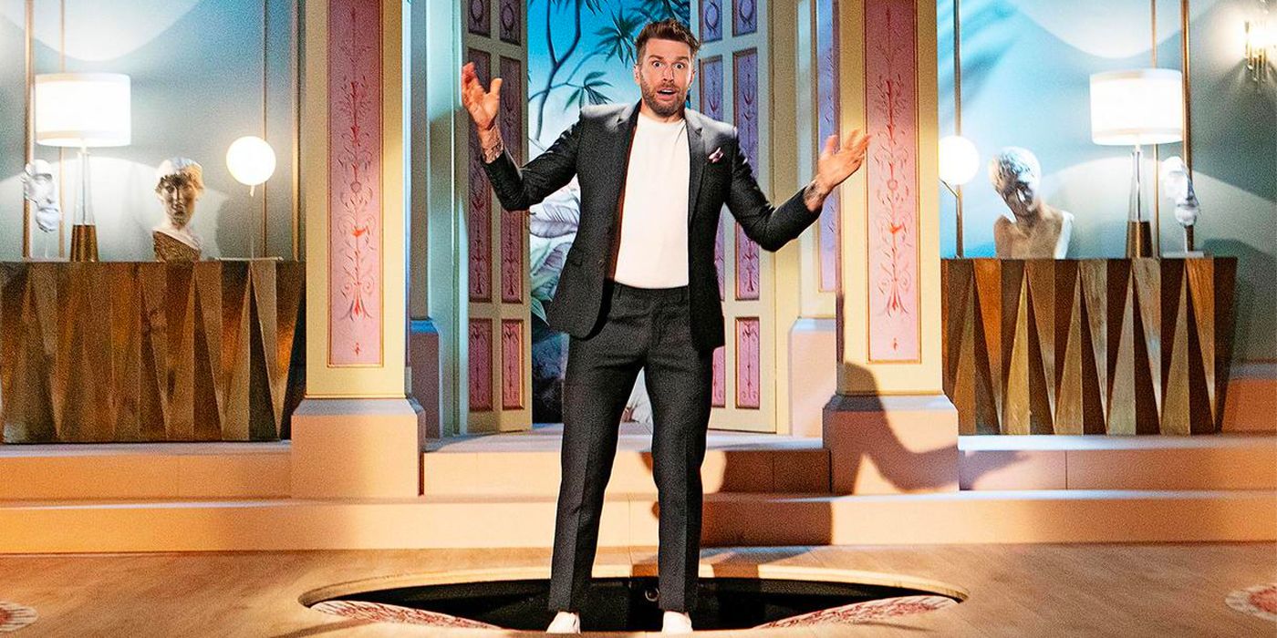 Nuevo programa de citas británico hace que los concursantes caigan por una puerta trampa