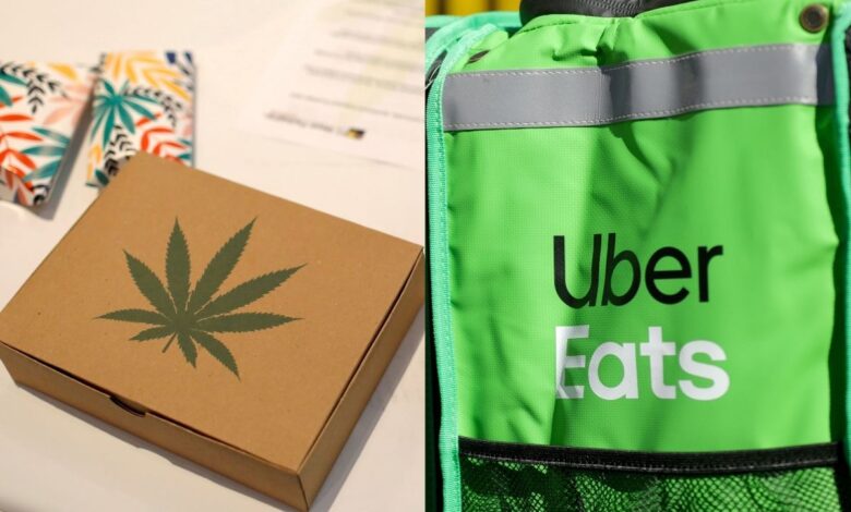 Pida su cannabis... ¡en Uber Eats!