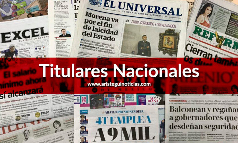 Plan federal para Michoacán no altera violencia | Titulares 15/11/2021