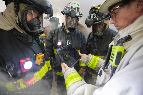 Puede ver incendios, pero ahora Qwake quiere que los bomberos vean a través de ellos