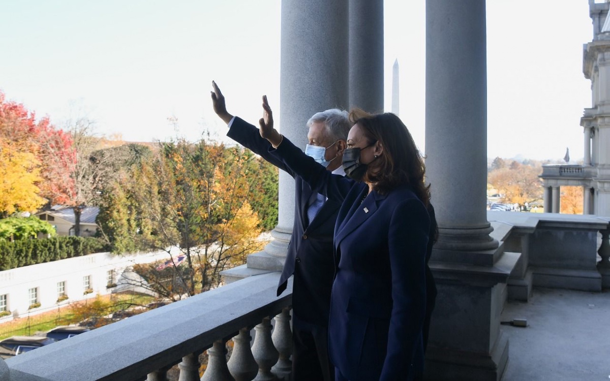 Pugna AMLO con Harris por hacer de América del Norte la región económica más fuerte del mundo | Video