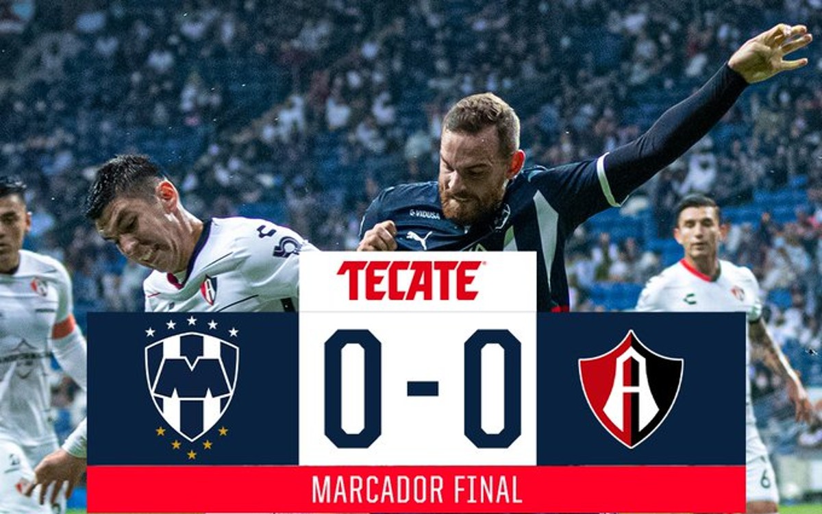 Rayados y Rojinegros también se hacen roscas en el Estadio BBVA | Tuit