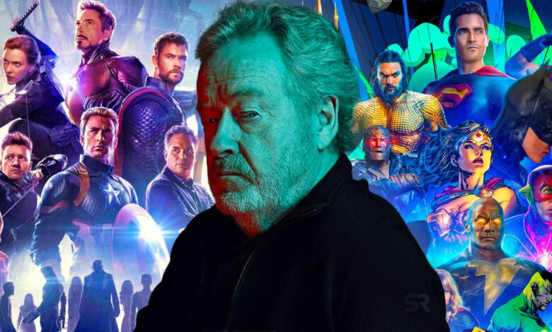 Ridley Scott dice que las películas de superhéroes no son F - rey bueno y aburrido como Sh-t