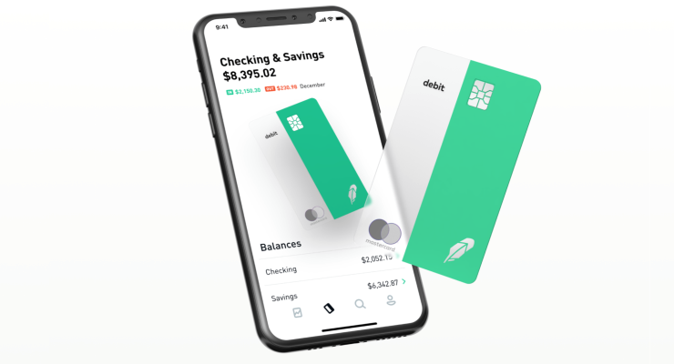Robinhood lanza cuentas de cheques / ahorros sin cargo con Mastercard y la mayoría de los cajeros automáticos