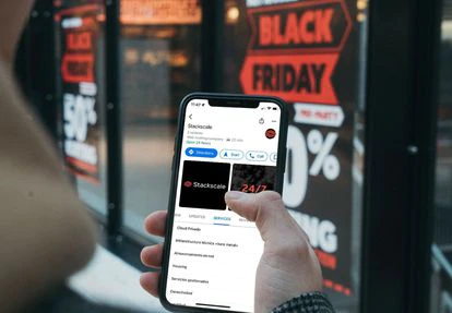 Anuncios de la campaña del Black Friday.