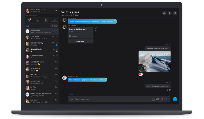 Skype revierte su rediseño al deshacerse de historias, garabatos y colores exagerados