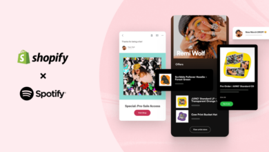 Spotify se asocia con Shopify para agregar productos a los perfiles de los artistas