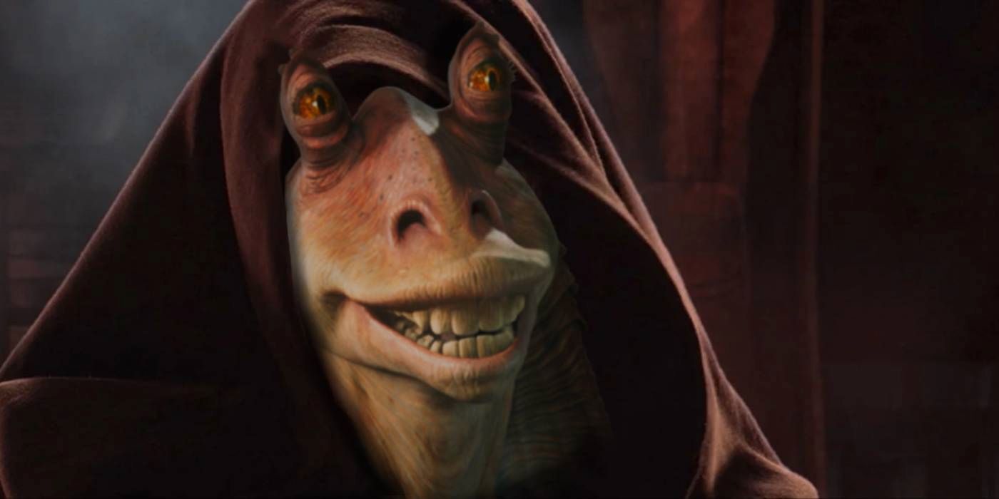 Star Wars hizo posible que Darth Jar Jar pareciera posible al darle un sable de luz