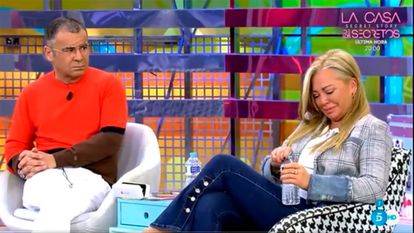 Jorge Javier Vázquez y Belén Esteban, en 'Sálvame'.