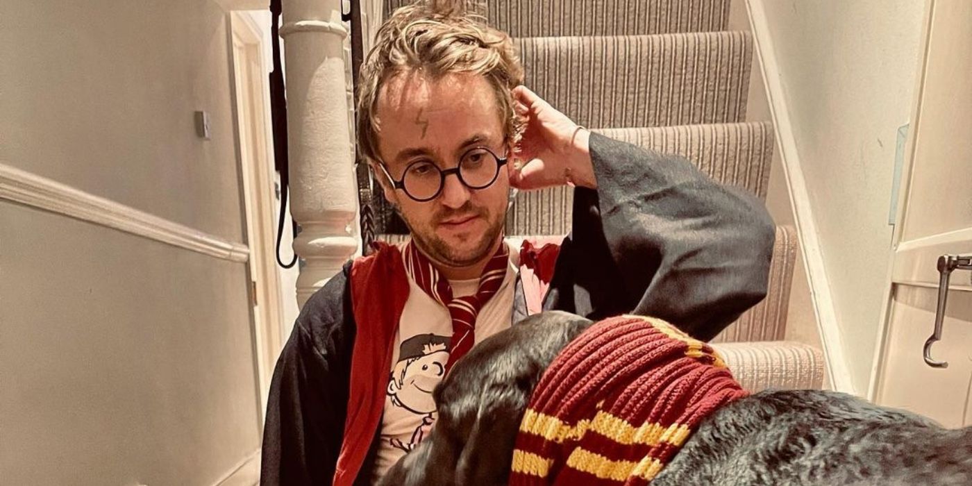 Tom Felton se viste de Harry Potter con nueva imagen |
