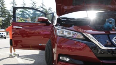 Una mirada más cercana al totalmente nuevo Nissan Leaf 2018