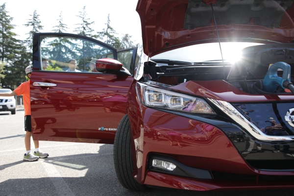 Una mirada más cercana al totalmente nuevo Nissan Leaf 2018