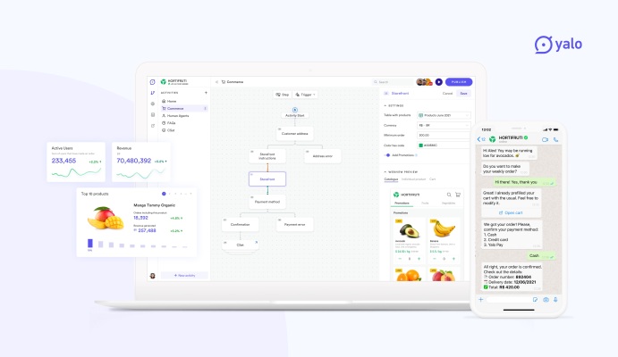 Yalo recauda $ 50 millones para construir servicios de ‘comercio electrónico’ para aplicaciones de chat como WhatsApp