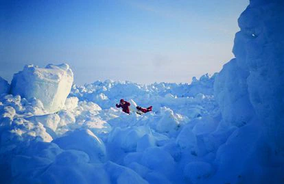 Erling Kagge en una de las expediciones que lo han llevado a los confines de la tierra.