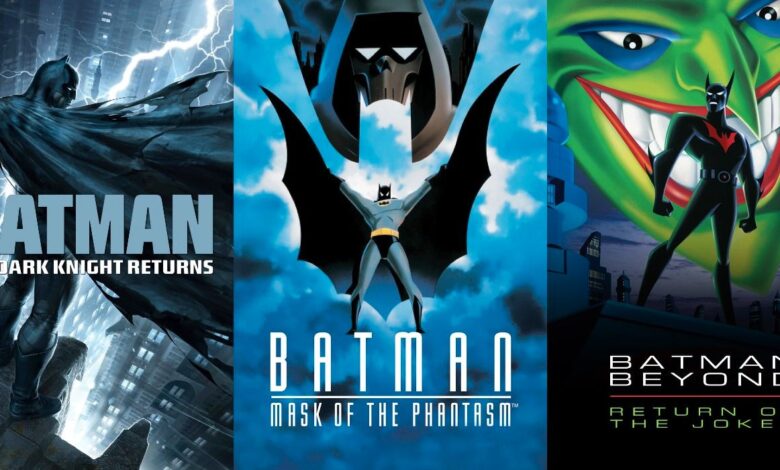 10 mejores películas animadas de Batman, según Ranker