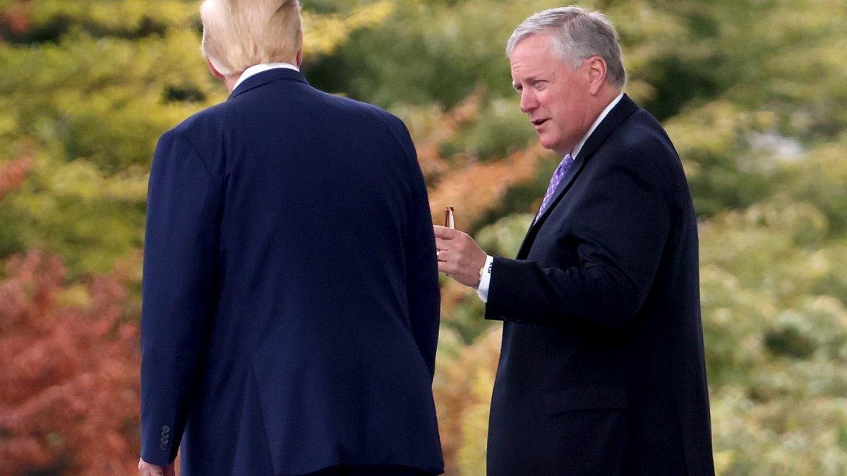 Mark Meadows ya no cooperará con comisión que investiga asalto al Capitolio