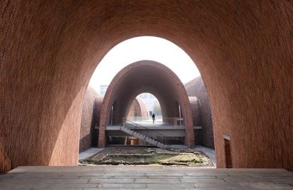 Vista del Imperial Kiln Museum, en Jingdezhen (China).