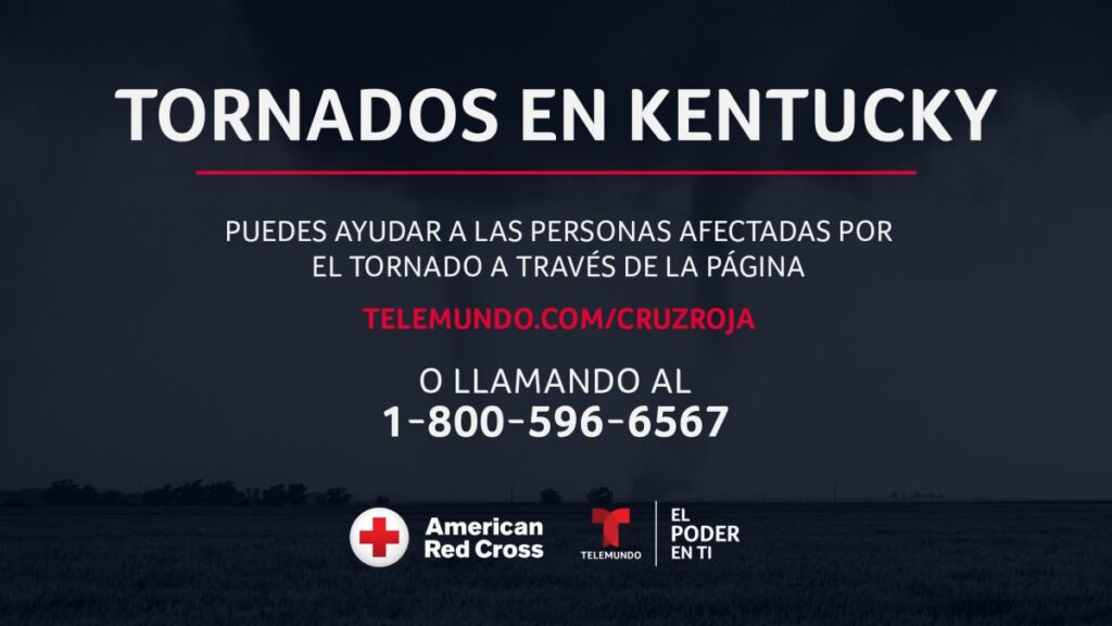 Cómo ayudar a los afectados por los tornados en Kentucky y otros estados