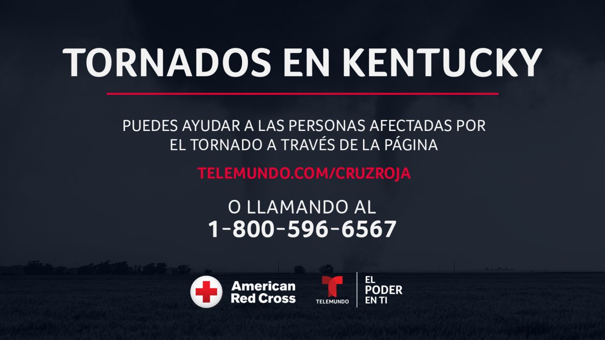 Cómo ayudar a los afectados por los tornados en Kentucky y otros estados