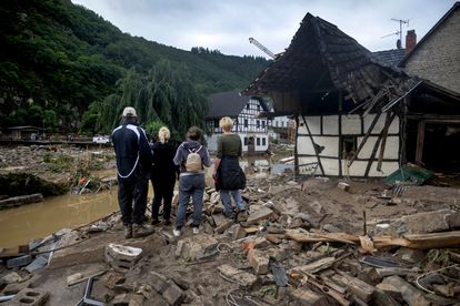 El pueblo alemán de Schuld, arrasado tras las inundaciones.