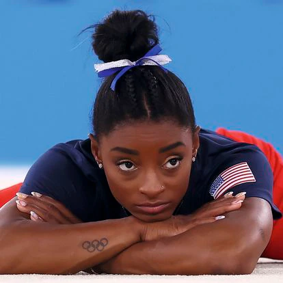 Tokyo 2020 Olympics - Gymnastics - Artistic - Gymnastics Training - Ariake Gymnastics Centre, Tokyo, Japan - August 3, 2021. Simone Biles of the United States during training. REUTERS/Mike Blake - SP1EH830HWNAA