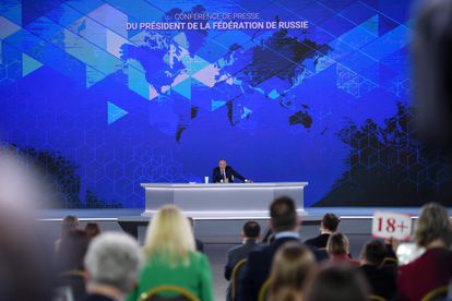 La maratoniana rueda de prensa de Putin ha durado casi cuatro horas.