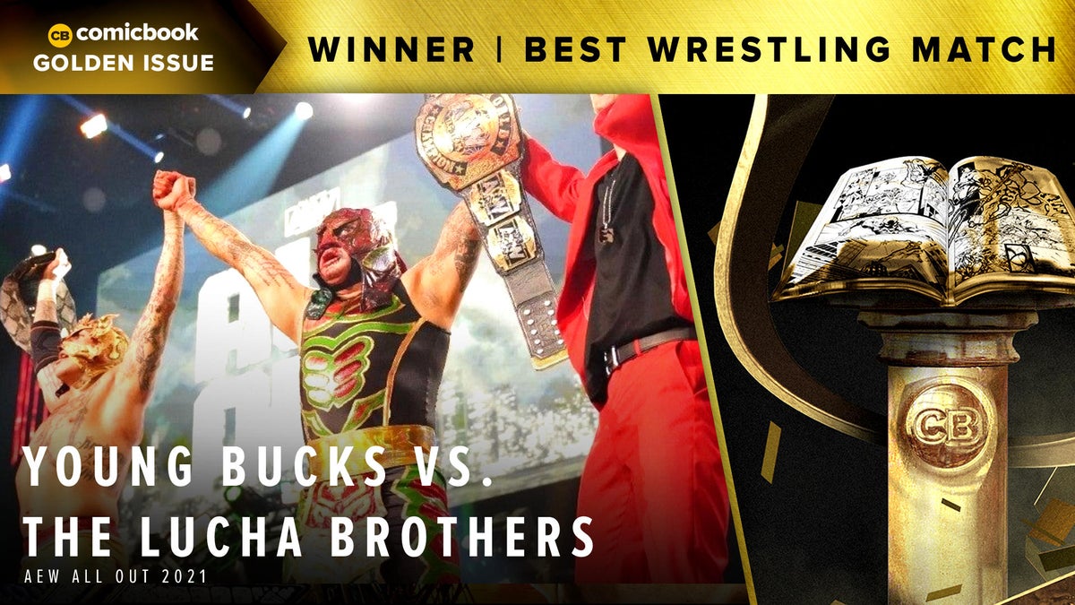 El premio Golden Issue 2021 de ComicBook.com a la mejor lucha de lucha libre