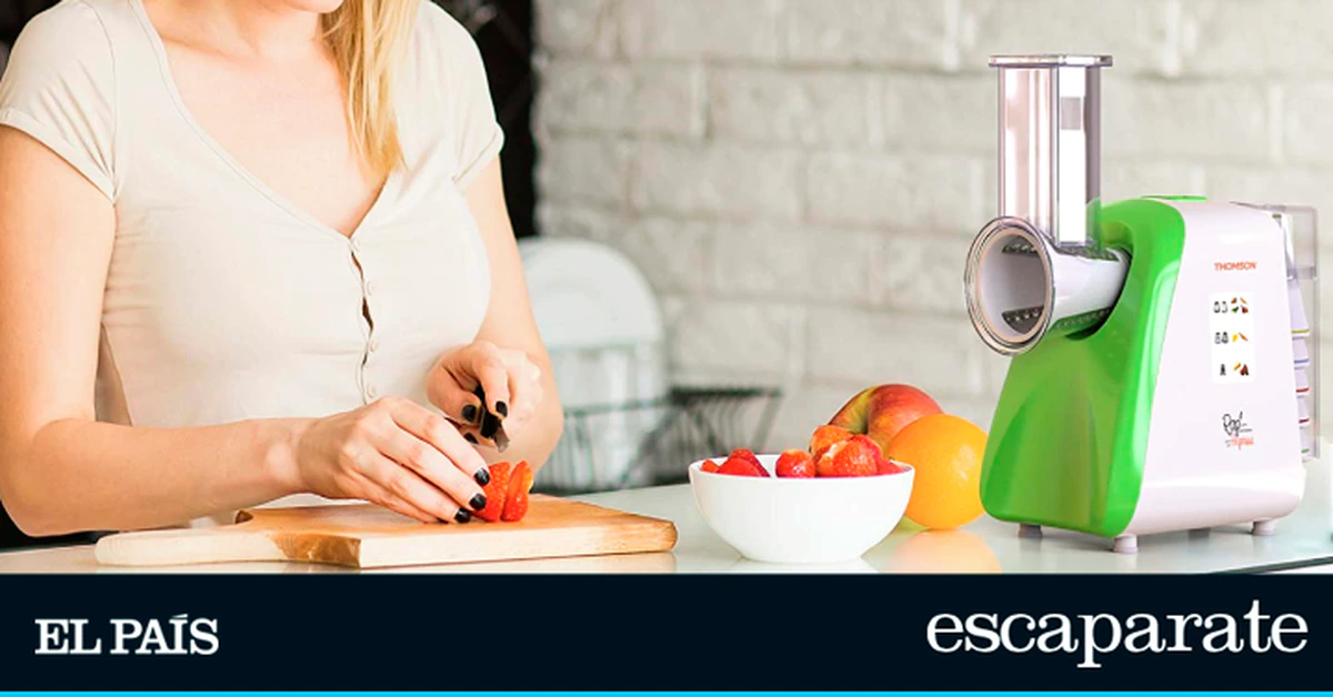 Compacto y con cinco tipos de cuchillas: un rallador de verduras manejable y de fácil limpieza para regalar esta Navidad