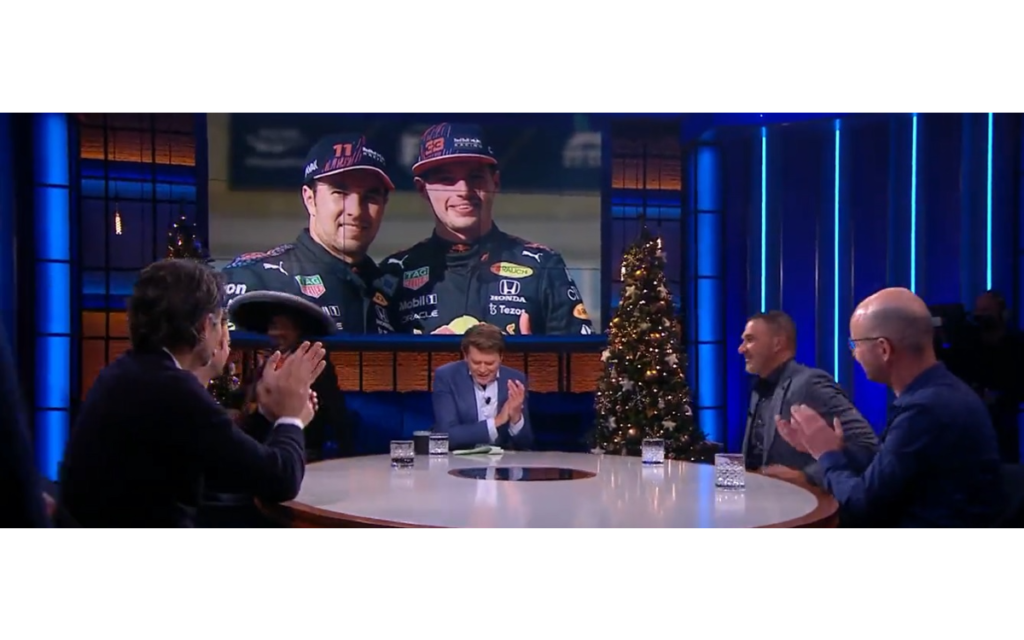 Agradecen en la televisión holandesa a Sergio Pérez | Video