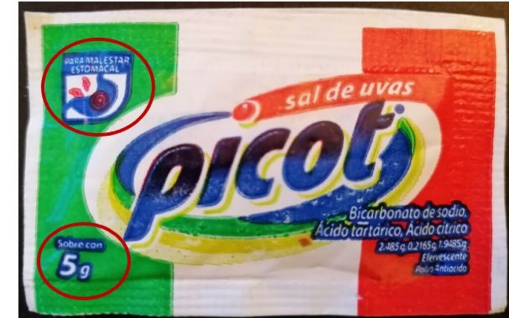 Alerta Cofepris sobre falsos Sal de Uvas Picot