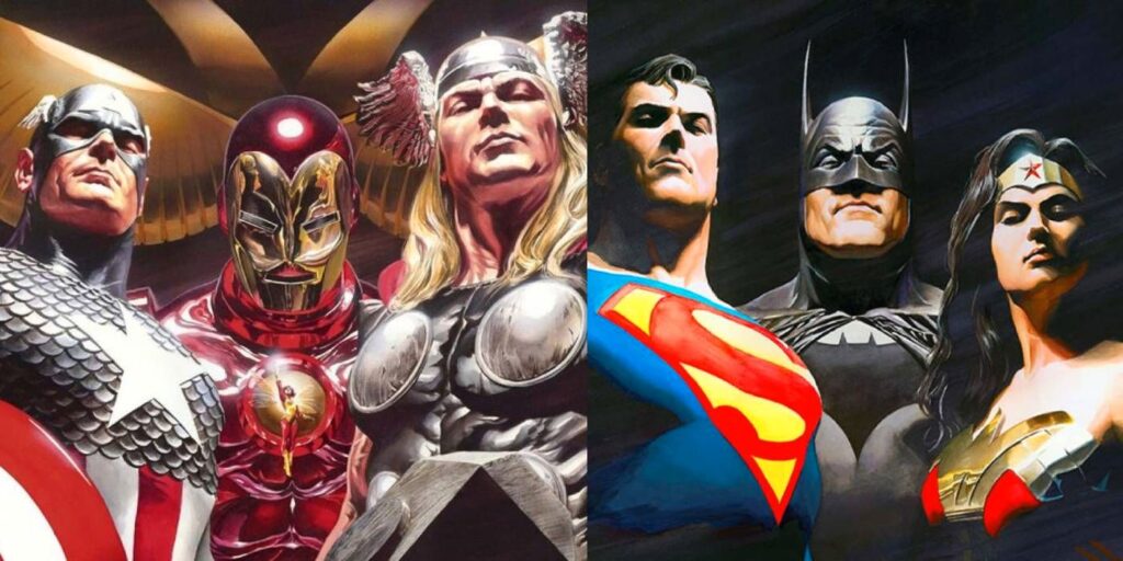 Alex Ross explica la diferencia entre Marvel y DC