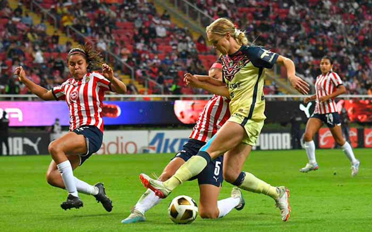América Femenil domina a Chivas y ya está en la semifinal de la Liga MX
