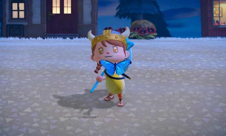 Animal Crossing: Cómo atrapar una mariposa emperador