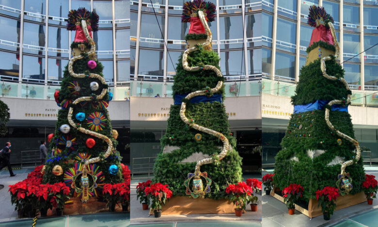 Árbol de Navidad del Senado: costó 25 mil pesos y lo tachan de ‘feo’ y ‘deforme’