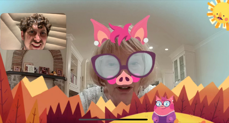 Así que le envié a mi mamá ese portal de Facebook novedoso