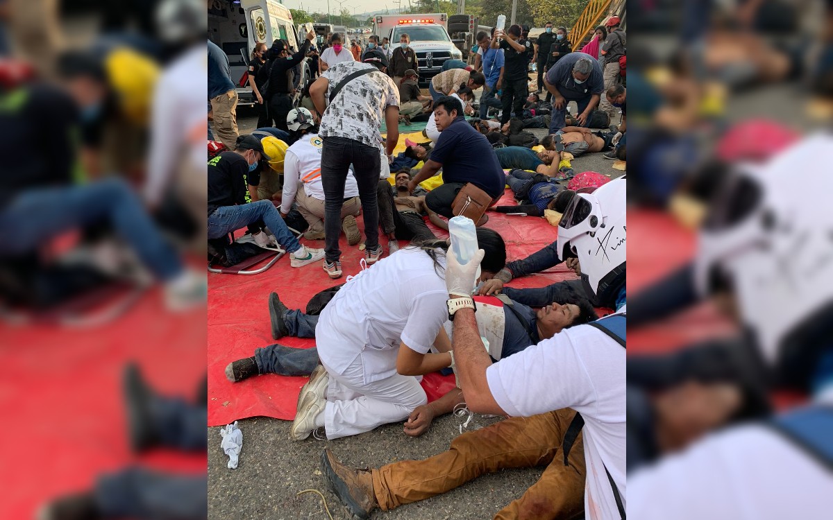 Atrae FGR investigación sobre accidente que cobró la vida de 53 migrantes