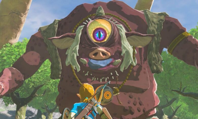 BOTW Hinox frustra un ataque estratégico con una fuerza bruta inesperada