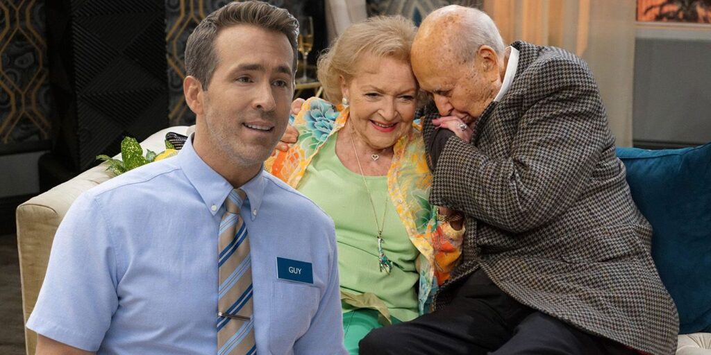 Betty White bromea que Ryan Reynolds no puede superar su enamoramiento por ella